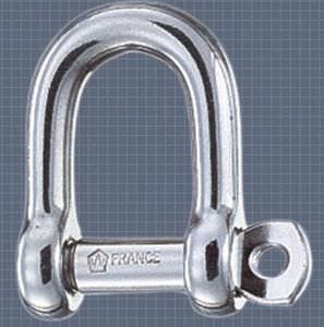 grillete para velero recto / forjado / de acero inoxidable