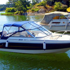 cierre de cockpit para barco a motor 1