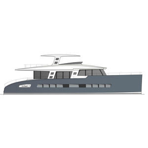 yate a motor catamarán