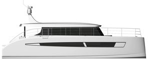 yate a motor catamarán