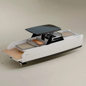 barco cabinado catamarán 1
