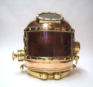 casco de buceo de uso profesional