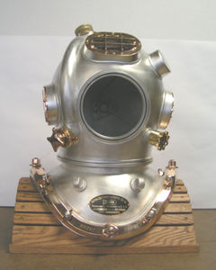 casco de buceo de uso profesional