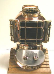 casco de buceo de uso profesional