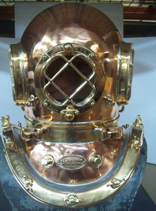 casco de buceo de uso profesional