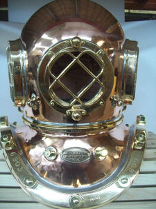 casco de buceo de uso profesional