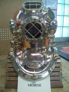 casco de buceo de uso profesional