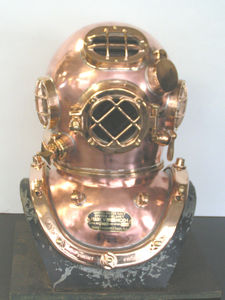 casco de buceo de uso profesional