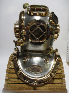 casco de buceo de uso profesional