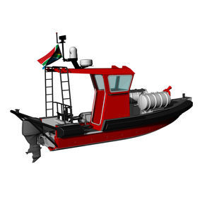 barco profesional barco de bomberos