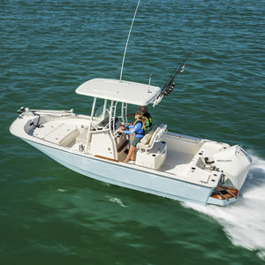 barco open fueraborda / con consola central / para la pesca / 9 personas máx.
