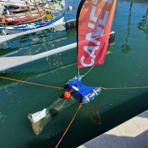 vehículo no tripulado marino para la recogida de residuos