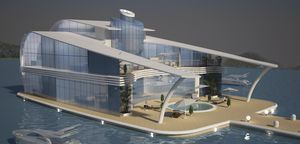 estructura flotante