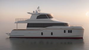 yate a motor catamarán