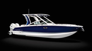 runabout fueraborda / bimotor / con doble consola / bow-rider