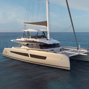 yate de vela catamarán / de crucero / con fly / con 6 camarotes