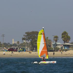 catamarán deportivo de recreo / para escuela / doble / cat boat