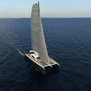 catamarán / de crucero / con popa abierta / con 3 camarotes