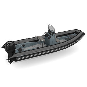 embarcación neumática fueraborda / semirrígida / con consola central / para la pesca