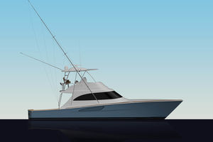 yate a motor de pesca deportiva 1