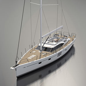 yate de vela de crucero / de regata / con deck saloon / con 3 camarotes