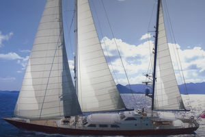superyate de vela de lujo de crucero