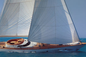 yate de vela de regata