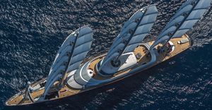 superyate de vela de lujo de crucero