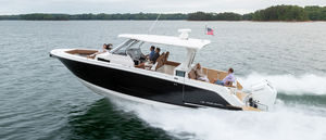 barco cabinado bimotor