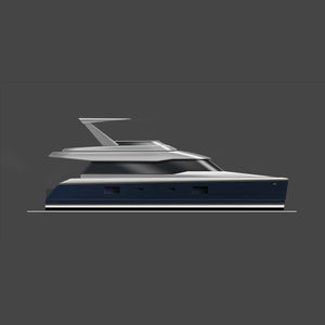 yate a motor catamarán / de crucero / con caseta de timón / de desplazamiento