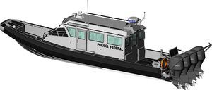 barco profesional barco de vigilancia