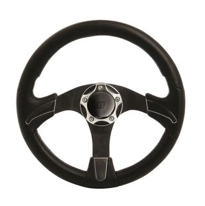 volante para barco de motor barnizado con poliuretano