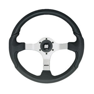 volante para barco de motor barnizado con poliuretano