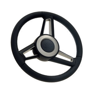 volante para barco de motor forro de cuero 1
