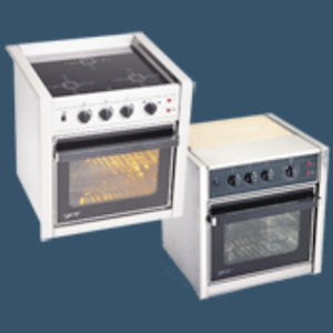 estufa horno para barco / eléctrica / 3 quemadores / empotrable