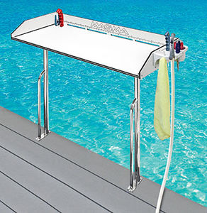 mesa de limpieza del pescado para barco