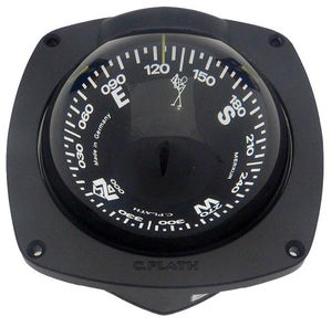 brújula de navegación para barco / magnética / horizontal / empotrable