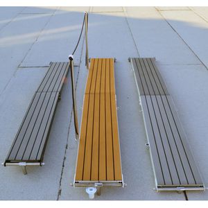 pasarela para buque / para yate / para gabarra / plegable