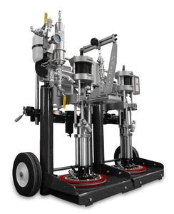 máquina de proyección cola