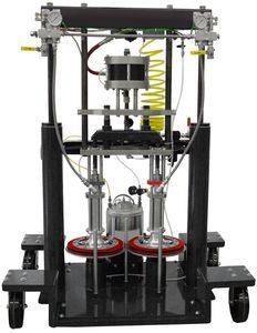 máquina de proyección cola