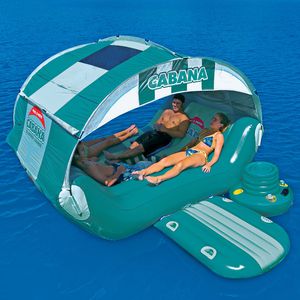 cabaña flotante