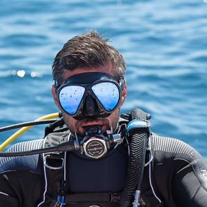 gafas de buceo con dos cristales