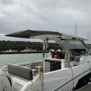 toldo parasol para caseta del timón para barcos a motor