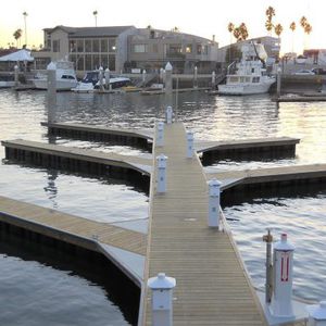 pantalán flotante / de amarra / para puerto deportivo / para puerto