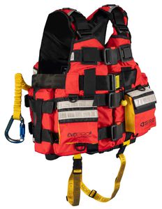 chaleco salvavidas de espuma / 150 N / con arnés de seguridad / de uso profesional