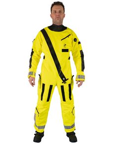 traje impermeable para tripulación de helicóptero