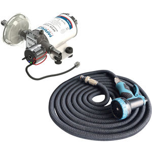 kit con bomba de agua (para limpieza de cubierta de barcos) 1