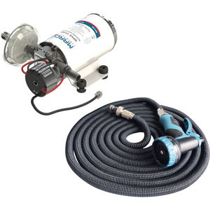 kit con bomba de agua (para limpieza de cubierta de barcos) 1