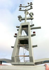 soporte de antena radar / de acero inoxidable