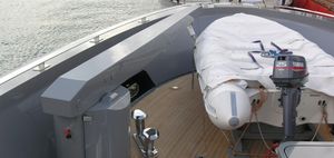 grúa para yate